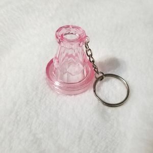 ❤️ Pink kaleidoscope keychain from the 90s